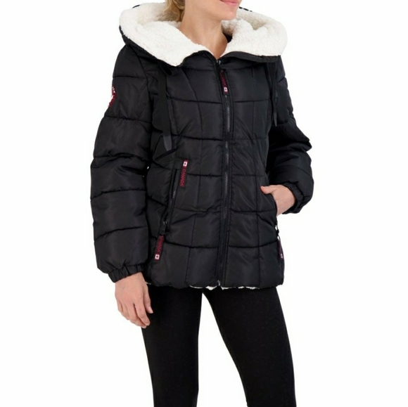 Canada Weather Gear Sherpa lined puffer large jacket - Picture 1 of 7